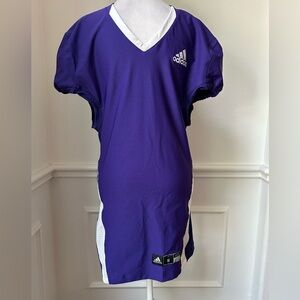 Adidas Woven A1 Men’s Purple and White Football Jersey, Size M, NWT